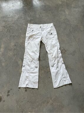 Esprit White Wide Leg Cargo Pants